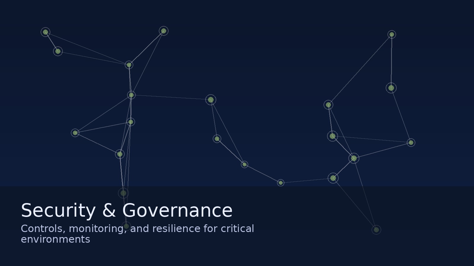 Security and governance